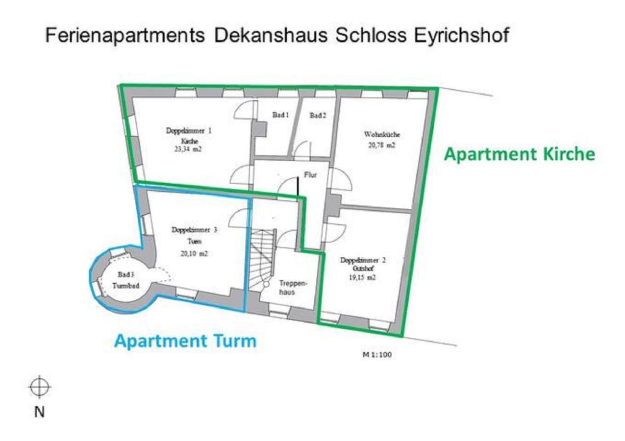 Gutsverwaltung Schloss Eyrichshof Ebern Екстериор снимка